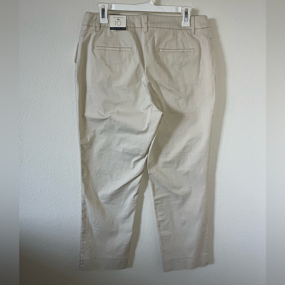 NWT Talbots crop pants, Size 10 - Picture 2 of 5